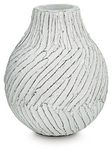 Ashley Furniture Shelvie Vase, decorative ceramic vase with a sleek design, shown in a natural light with a neutral background.