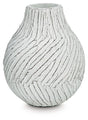 Ashley Furniture Shelvie Vase, decorative ceramic vase with a sleek design, shown in a natural light with a neutral background.