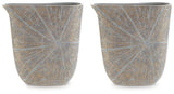 Set of two Ardenley vases by Ashley Furniture, decorative ceramic vases with a modern design, shown in a stylish home setting.