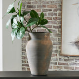 Ashley Furniture Brickmen Vase, decorative ceramic vase with brick pattern, ideal for home decor and floral arrangements.