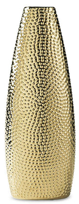 Efim vase by Ashley Furniture showcasing a sleek, modern design with a glossy finish and elegant shape.
