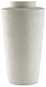 Ashley Furniture Flurinworth Vase, decorative ceramic vase with textured design, displayed on a neutral background.