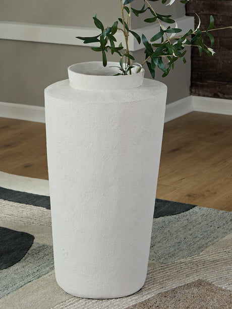 Ashley Furniture Flurinworth Vase, decorative ceramic vase with intricate design, perfect for home decor.