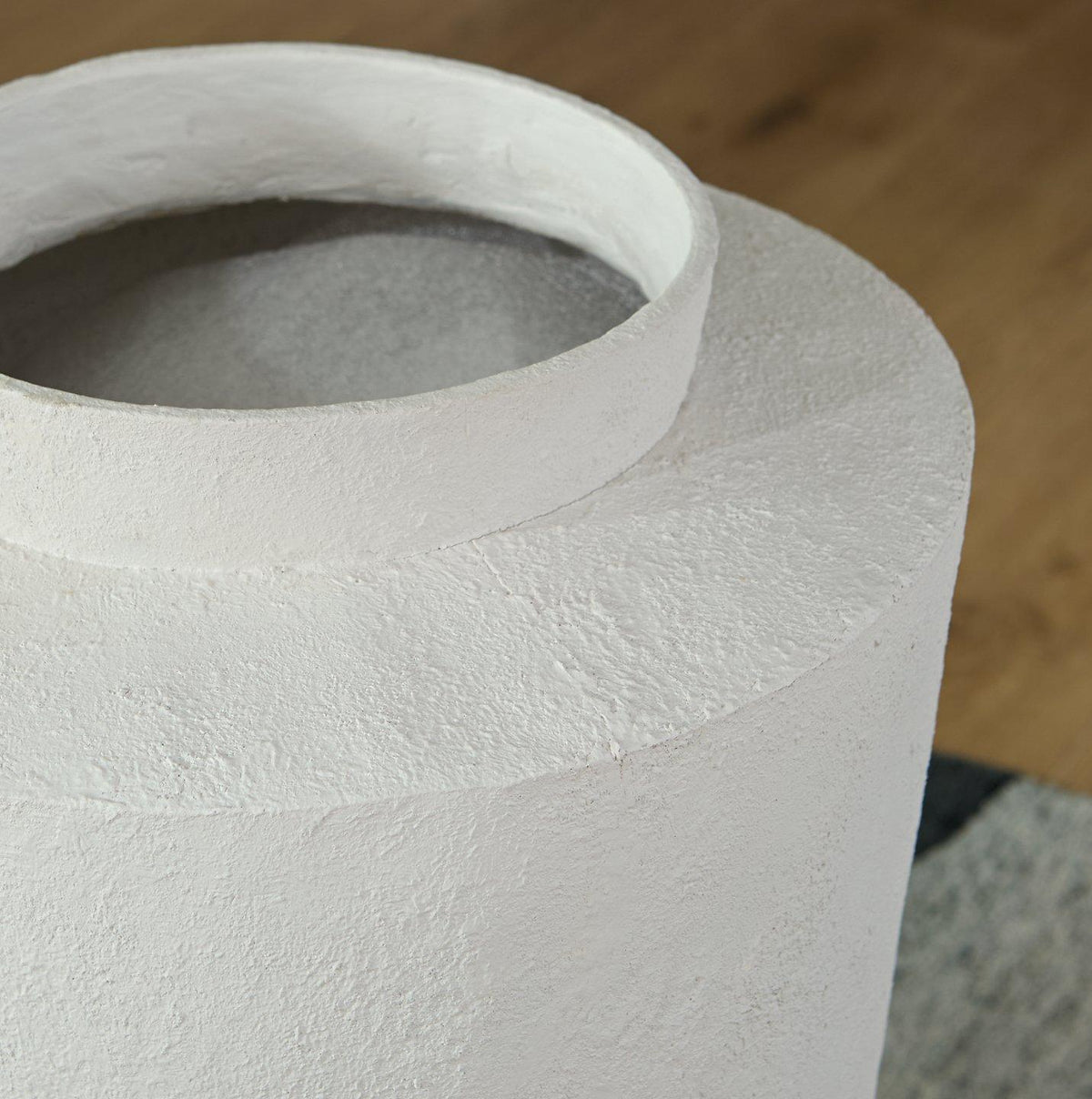 Ashley Furniture Flurinworth Vase, decorative ceramic vase with intricate patterns, displayed on a neutral surface.