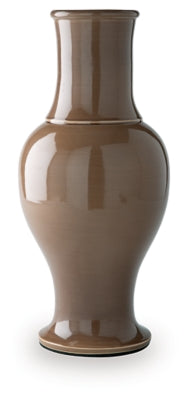 Ashley Furniture Tillmer vase featuring a sleek, modern design with a smooth, neutral finish for elegant home decor.