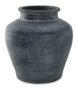 Ashley Furniture Meadie Vase with a sleek, modern design, featuring a smooth surface and elegant shape suitable for home decor.