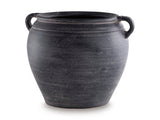 Ashley Furniture Meadie vase with a sleek, modern design, featuring a smooth surface and neutral color.