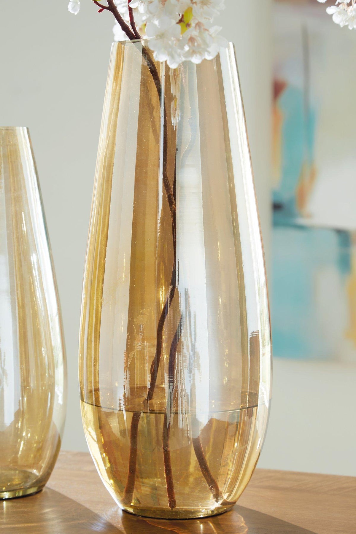 Rhettman Vase by Ashley Furniture, elegant ceramic vase with a smooth finish, ideal for decorative display in living spaces.
