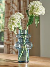 Ashley Furniture Vallmen Vase, decorative ceramic vase with a sleek design, shown on a neutral background.