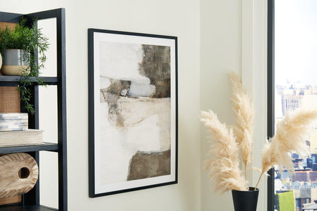 Acrylic wall art by Ashley Furniture featuring modern abstract design in vibrant colors for home decor.