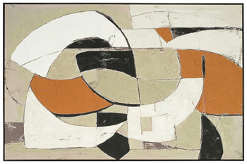 Ashley Furniture Anchorstone wall art featuring a textured, artistic stone design for modern home decor.