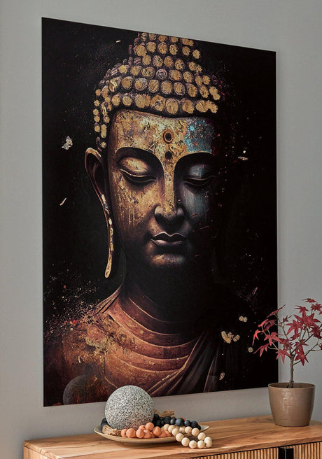 Ashley Furniture Caymoore wall art featuring modern abstract design, suitable for enhancing living room or bedroom decor.