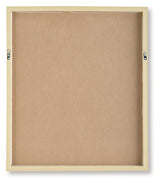 Set of four Chettings Wall Art pieces by Ashley Furniture, featuring modern abstract designs in neutral tones.