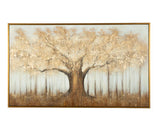 Ashley Furniture Dalewick Wall Art featuring a modern, abstract design in warm tones suitable for contemporary home decor.
