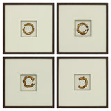 Set of four Dallbourne wall art pieces by Ashley Furniture featuring modern abstract designs for stylish home decor.
