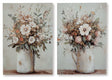 Pair of Faisaldon wall art pieces by Ashley Furniture featuring abstract designs for modern home decor.