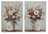 Pair of Faisaldon wall art pieces by Ashley Furniture featuring abstract designs for modern home decor.