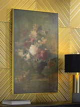 Ashley Furniture Gravesworth wall art featuring modern abstract design on a large decorative wall art piece.