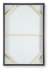 Ashley Furniture Gravesworth Wall Art featuring a modern design with abstract patterns on a neutral background.