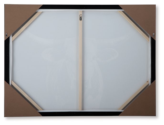 Ashley Furniture Harlandale wall art featuring a modern abstract design, suitable for enhancing contemporary home decor.