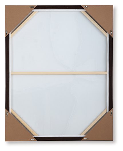 Ashley Furniture Junward wall art featuring a modern abstract design, suitable for contemporary home decor.