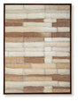 Ashley Furniture Kalanmore wall art featuring a modern abstract design in a sleek frame, ideal for contemporary home decor.