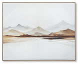 Ashley Furniture Karalen wall art featuring a modern, abstract design suitable for contemporary home decor.