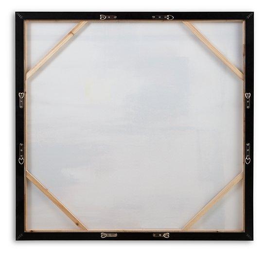 Ashley Furniture Pigeonford Wall Art featuring a modern, decorative design perfect for enhancing living room or bedroom decor.
