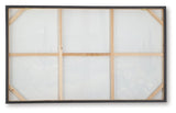 Ashley Furniture Sidworth Wall Art featuring a modern abstract design in neutral tones for stylish home decor.