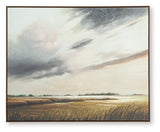 Ashley Furniture Taymen Wall Art featuring modern abstract design in neutral tones, suitable for contemporary home decor.
