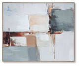 Ashley Furniture Trailport Wall Art featuring abstract, textured design in neutral tones for modern home decor.