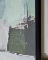 Ashley Furniture Vinick Wall Art featuring modern abstract design on canvas with vibrant colors.