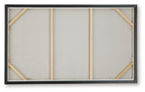 Ashley Furniture Waldard Wall Art featuring modern abstract design in neutral tones for stylish home decor