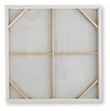 Ashley Furniture Wylander Wall Art featuring abstract design in neutral tones, perfect for modern living room decor.