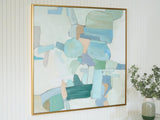 Ashley Furniture Wynburn Wall Art featuring modern abstract design, suitable for contemporary home decor.