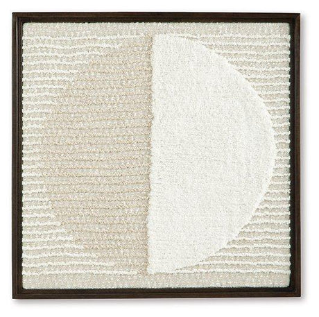 Ashley Furniture Bachard wall decor featuring a modern, abstract design suitable for stylish home interior decoration.