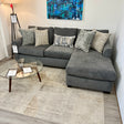 Mayfield Sectional w/ Reversible Chaise - Charcoal (CLEARANCE) - Pull Up A Couch