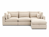 Serenity Cloud 4pc Sectional w/Storage Ottoman - Pull Up A Couch