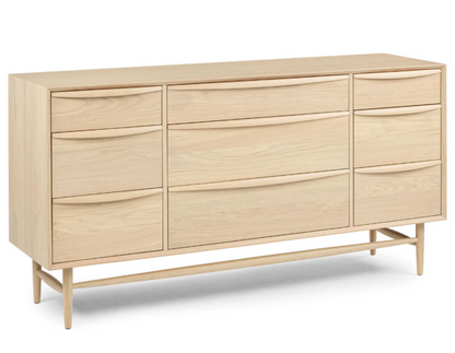 ARTICLE - Lenia 9-Drawer Dresser (White Oak)