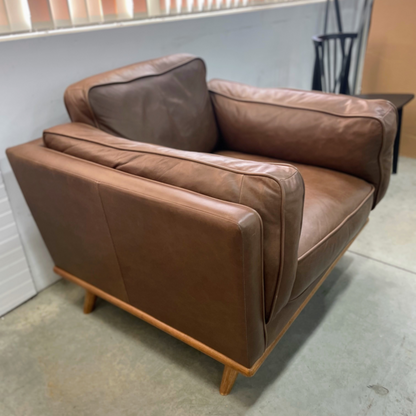 ARTICLE Leather Timber Chair