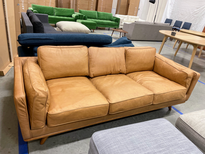 ARTICLE - Timber Leather Sofa