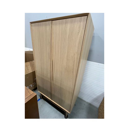 ARTICLE - Lenia Armoire (White Oak) | 🚛 WHITE GLOVE DELIVERY