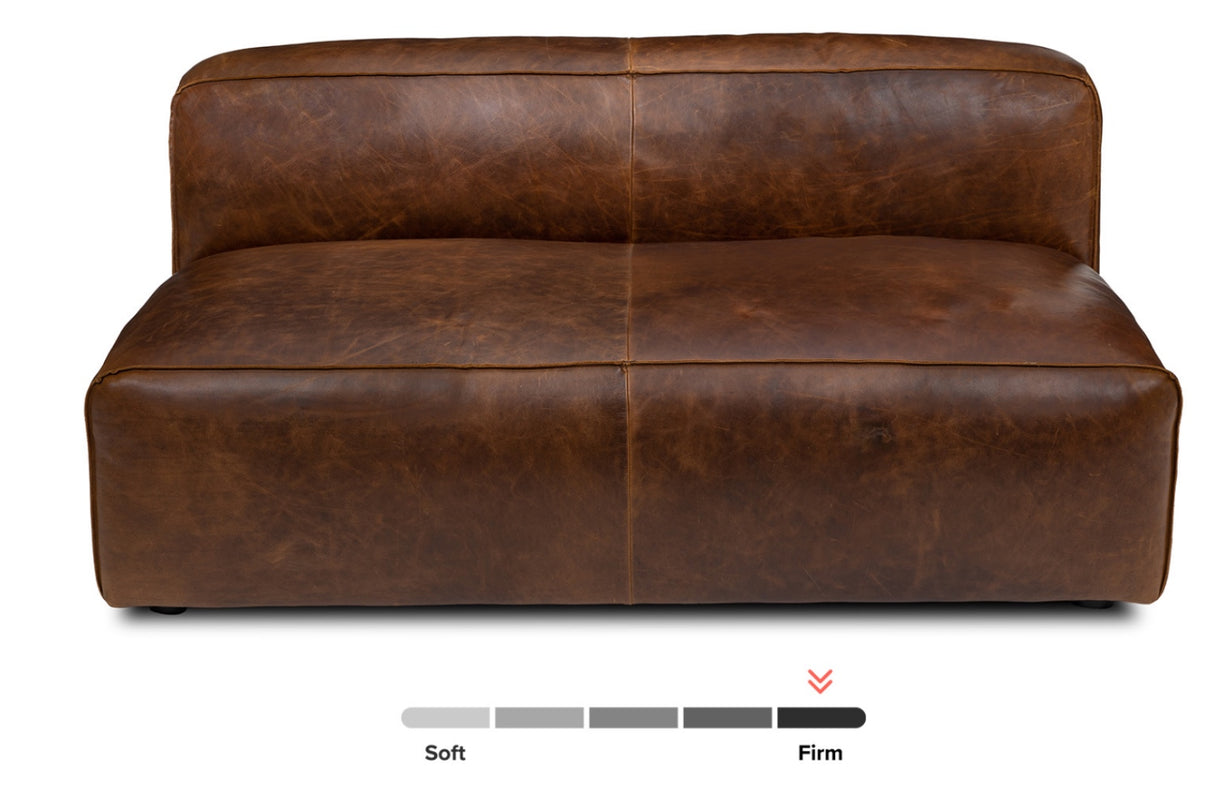 ARTICLE - Cigar Loveseat (Rawhide Leather)