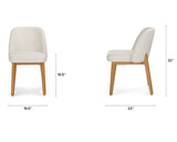 ARTICLE - Alta Dining Chair (Oak and Ivory)