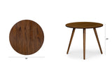 ARTICLE - Seno Round Dining Table for 2 (Walnut)