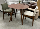 ARTICLE - Seno Round Dining Table for 2 (Walnut)