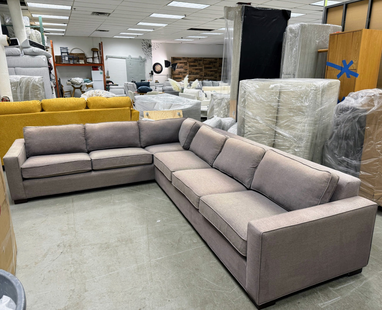 2pc Mitchell Gold Bob Williams Carson Right Sectional | 🚛 WHITE GLOVE DELIVERY