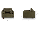 ARTICLE - Sven Lounge Chair (Charme Green Leather)