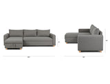 ARTICLE - Nordby Sleeper w/Reversible Storage Chaise