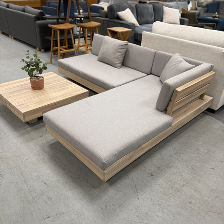 ARTICLE - Lubek Outdoor Sectional - Beach Sand